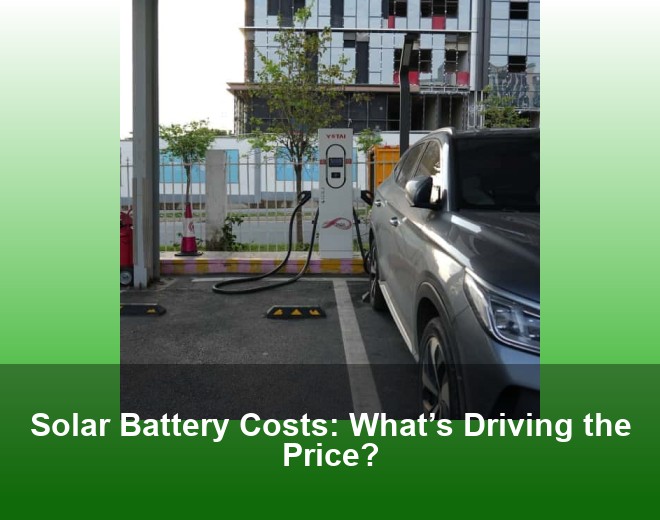 Solar Battery Costs: What’s Driving the Price?